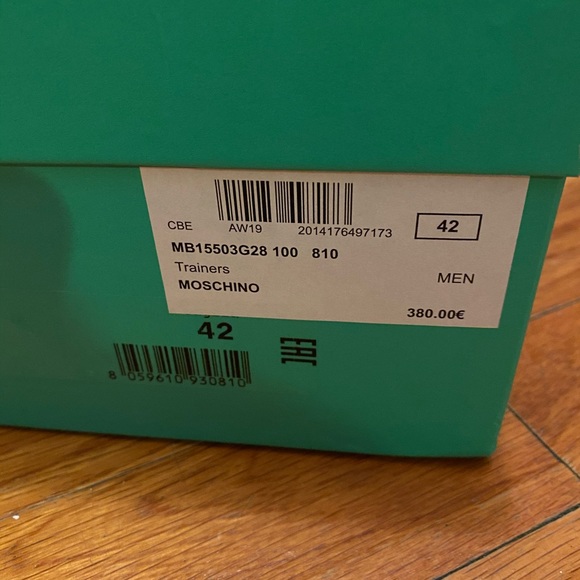 Moschino teddy bear sneakers size 42 - Picture 4 of 4